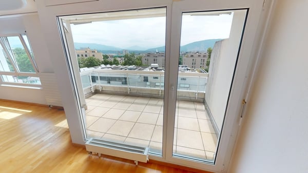Bel appartement de 1.5 pièces avec vue panoramique à Genève 18