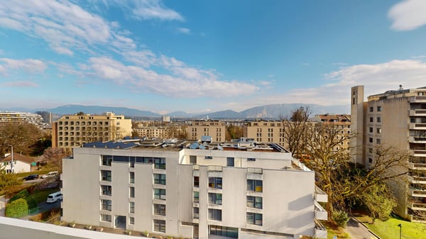 Bel appartement de 1.5 pièces avec vue panoramique à Genève 14