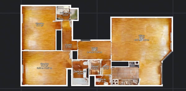 Bel appartement de 1.5 pièces avec vue panoramique à Genève 16