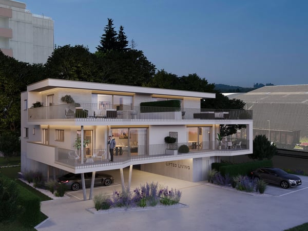 1.5-Zimmer-Attikawohnung mit grosser teilgedeckter Terrasse 2