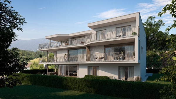 Moderne 1.5-Zimmerwohnung mit gedeckter Terrasse 1