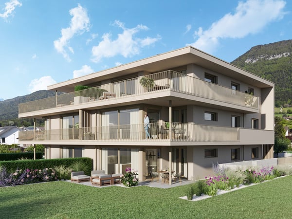 Lichtdurchflutete 4.5-Zimmerwohnung im Attikageschoss mit teilgedeckter Terrasse
