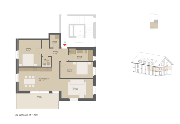 Letzte Chance – Exklusive 3.5-Zimmer-Neubauwohnung in Wallbach 4