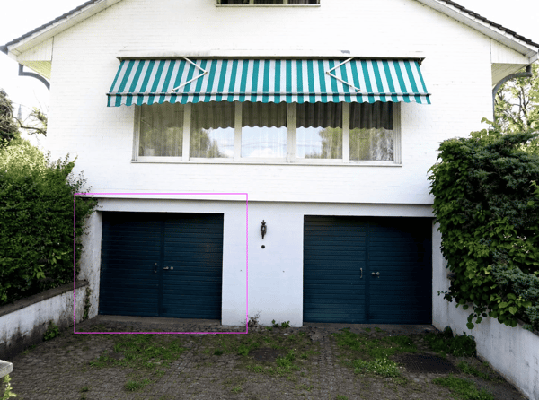 Helles Atelier/ Hobbyraum mit Einzelgarage, Lavabo und WC 5