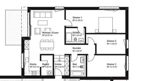 2.5-Zimmerwohnung in familienfreundlichem Quartier 11
