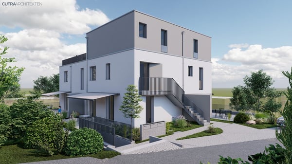 NEUBAU 4x zusammengebauten Einzelwohnhäuser mit Einstellhalle Haus 02 3