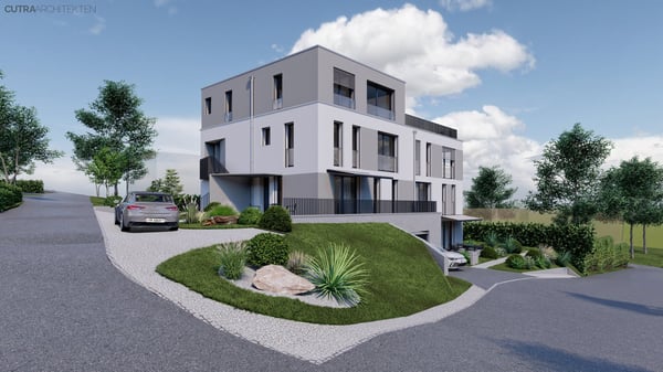 NEUBAU 4x zusammengebauten Einzelwohnhäuser mit Einstellhalle Haus 02 2
