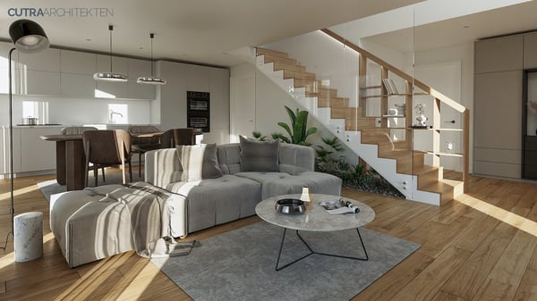 NEUBAU 4x zusammengebauten Einzelwohnhäuser mit Einstellhalle Haus 02 4