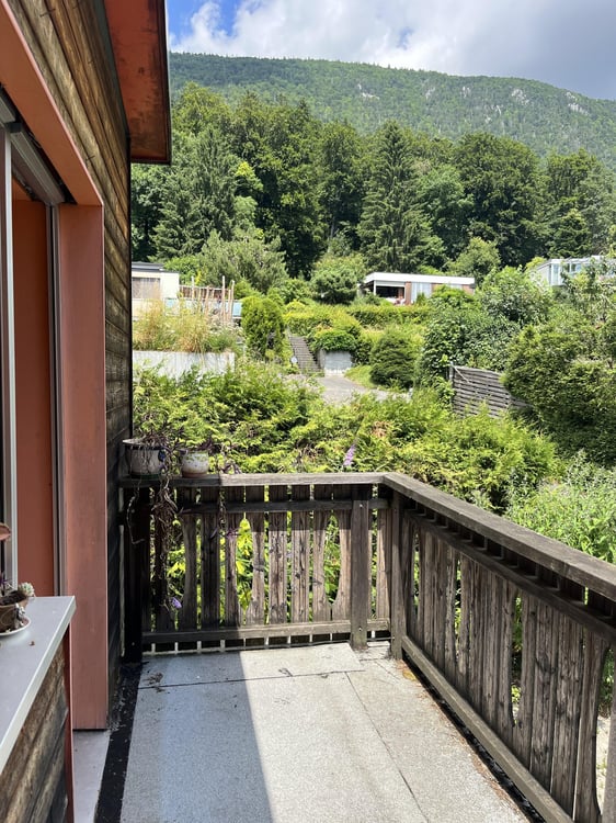 1.5-Zimmer Einfamilienhaus mit einem idyllischen Umschwung, verschiedenen Sitzplätzen + Gartenhaus. 12