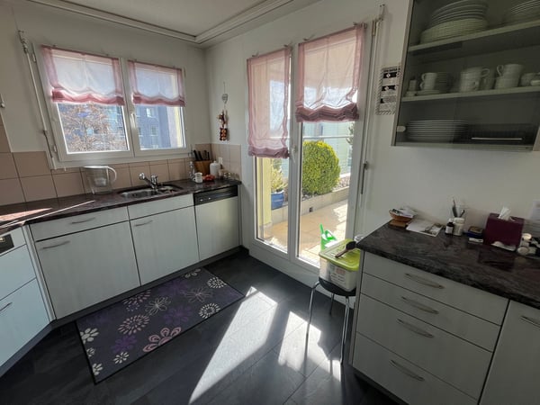 Sonnige 4.5-Zimmer Attikawohnung mit grosser Terrasse und Parkplatz in der Tiefgarage. 9