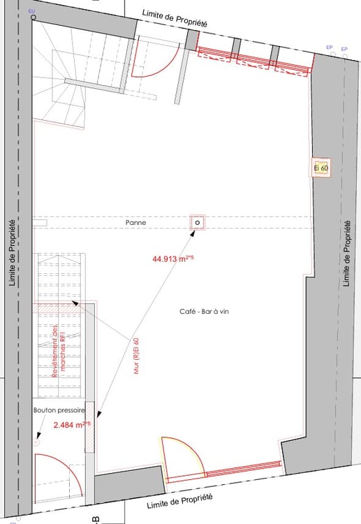 Commerce de 1.0 pièce au rez-de-chaussée 5