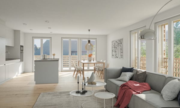 Neubau in Zweidlen. 4.5-Zimmer-Wohnung mit Balkon 4