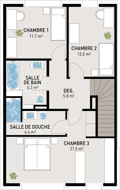 Villas contiguës de 1.5 pièces à Tinterin 10