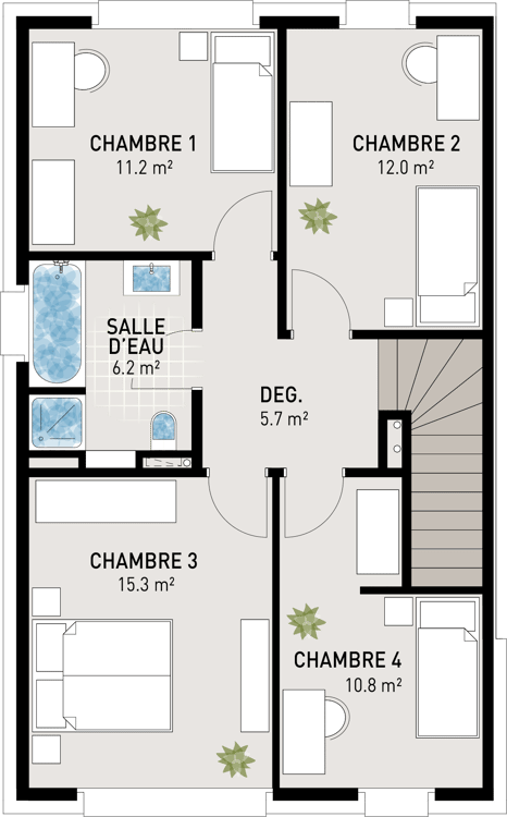 Villas contiguës de 1.5 pièces à Tinterin 9