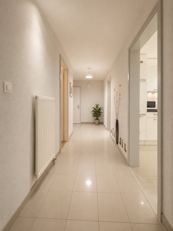 Charmant appartement de 5.5 pièces avec balcon et vue dégagée à Villaraboud 5