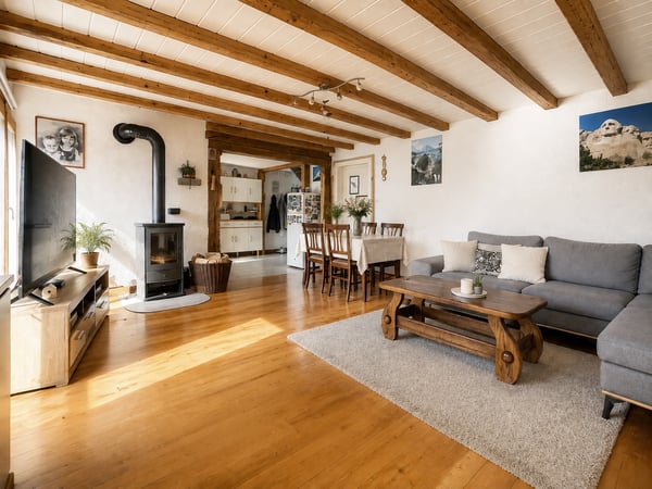 Charmante maison jumelée de 6,5 pièces avec vue sur les montagnes