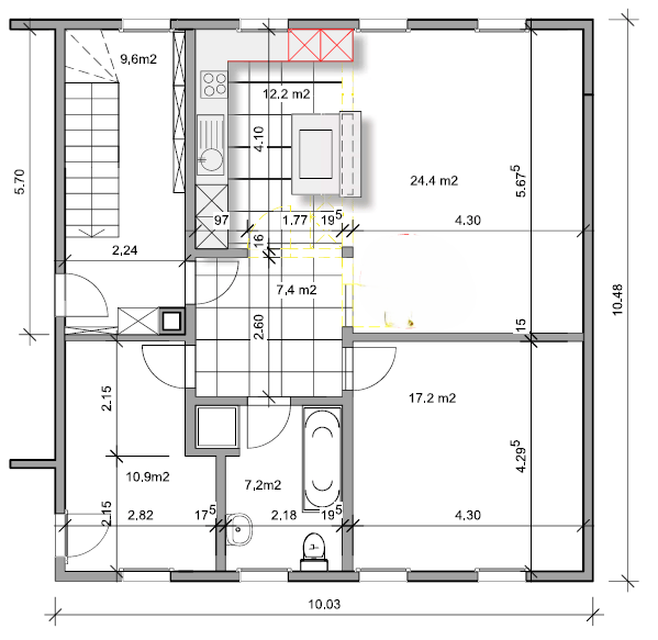 Neu sanierte 3.5-Zimmer-Wohnung in historischen Haus 13