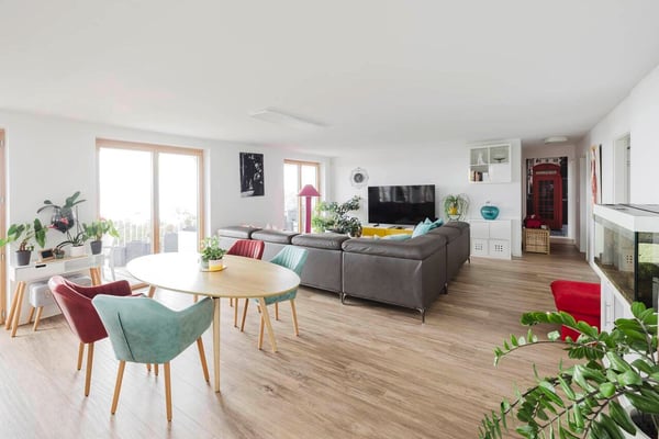 Vue imprenable sur la ville, le lac et les Alpes 4