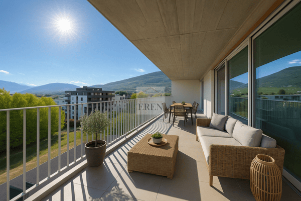 Résidence Palladio à Conthey : Appartements neufs haut de gamme du studio à l'attique 4,5 pièces 15