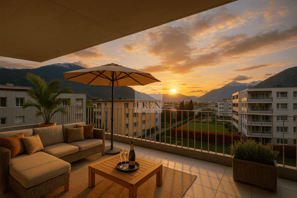 Résidence Palladio à Conthey : Appartements neufs haut de gamme du studio à l'attique 4,5 pièces 16