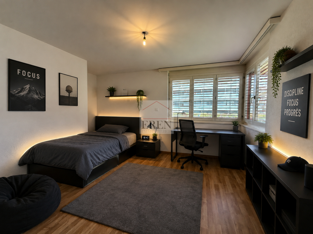 Appartement 3,5 pièces au 1er étage à louer à Conthey