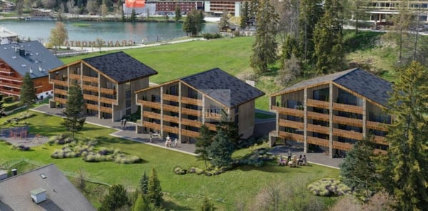 Appartement 2,5 pièces neuf au 2ème étage avec grande terrasse de 34 m2