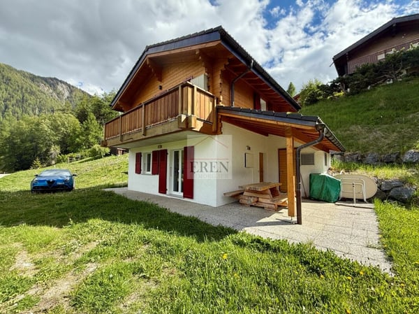 Chalet individuel 4,5 pièces à louer à La Tzoumaz