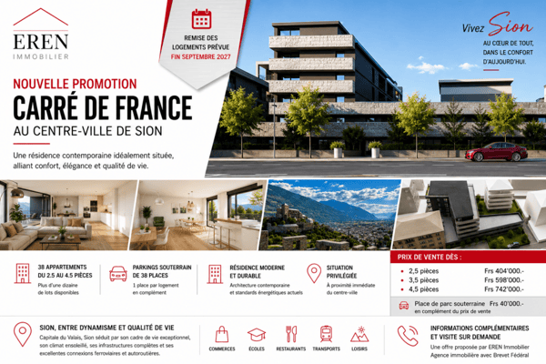 Attique 3,5 pièces neuf au centre ville de Sion 13