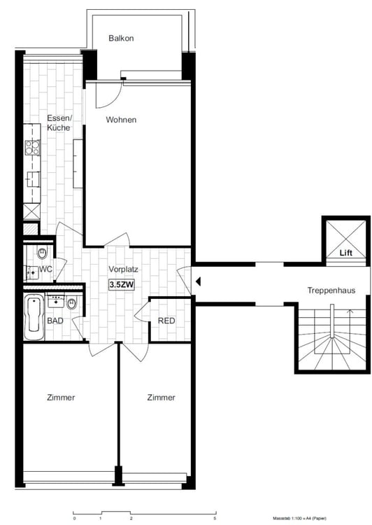 sonnige Dachwohnung im Gundeli 6
