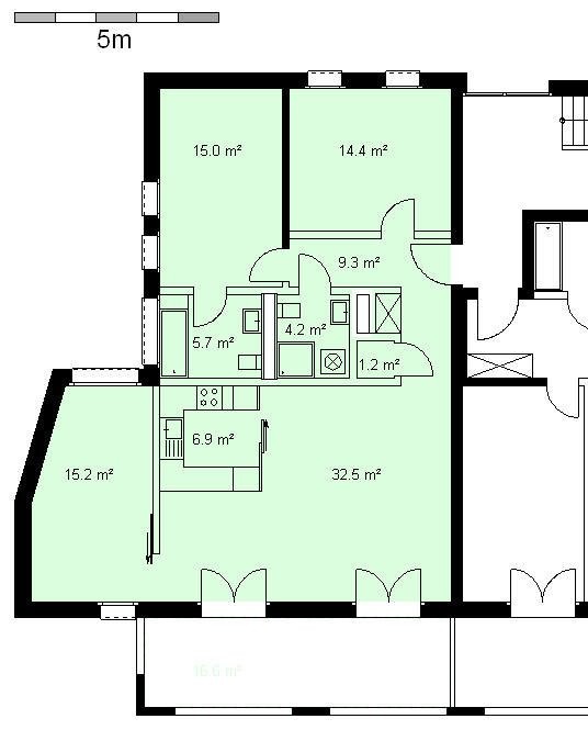 Moderne Wohnung mit Aussicht ins Grüne 9
