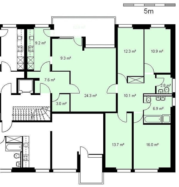 Top moderne Wohnung nähe Neuweilerplatz 9