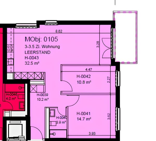 Charmante 1.5-Zimmer-Wohnung an zentraler und grüner Lage 6