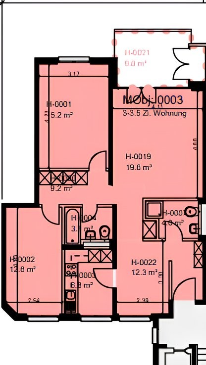 Helle und gepflegte 1.5-Zimmerwohnung mit 2 Nasszellen 9