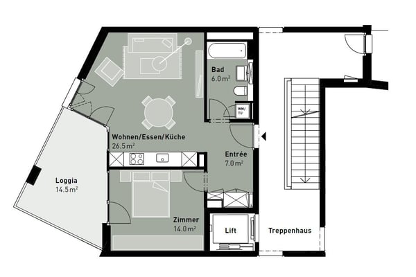 2 ½ Zimmer-Wohnung, 8193 Eglisau 5