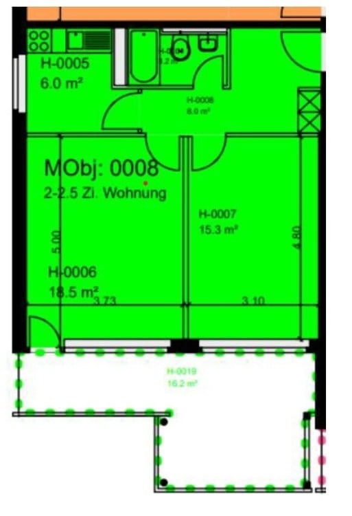 Helle Wohnung mit grossem Balkon 9