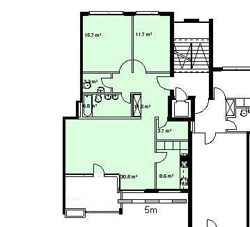 3.5 Zimmerwohnung an ruhiger Wohnlage in der Nähe der Forchbahn 7