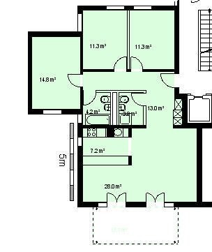 Moderne Wohnung mit Gartensitzplatz sucht Mieter! 8