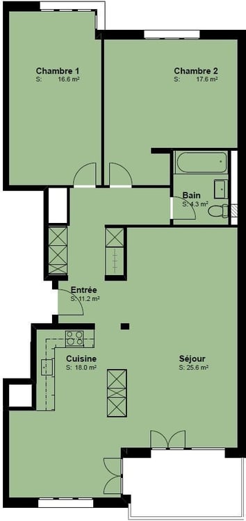 APPARTEMENT DANS UN QUARTIER FAMILIAL 7