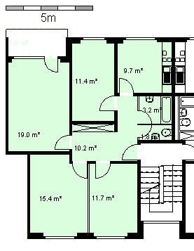 Heimelige Wohnung in familiärem Wohnquartier 5