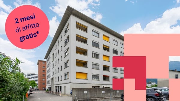 Affittasi spazioso appartamento di 1.5 locali - 2 mesi gratis! 1