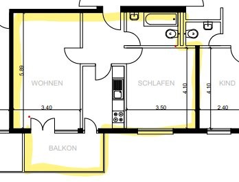 Schöne 1 - Zimmerwohnung am Amselweg 5