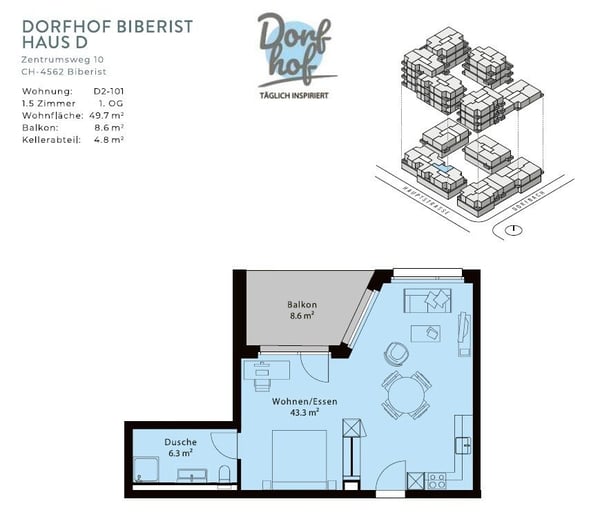 Ihr neues Büro im Herzen von Biberist -…
