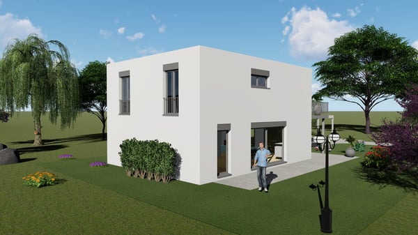 Neubau 1 1/2-Zimmer-Einfamilienhaus 2