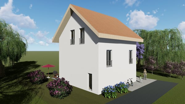 Neubau 9 1/2-Zi.-EFH mit Carport in Gunzgen 3