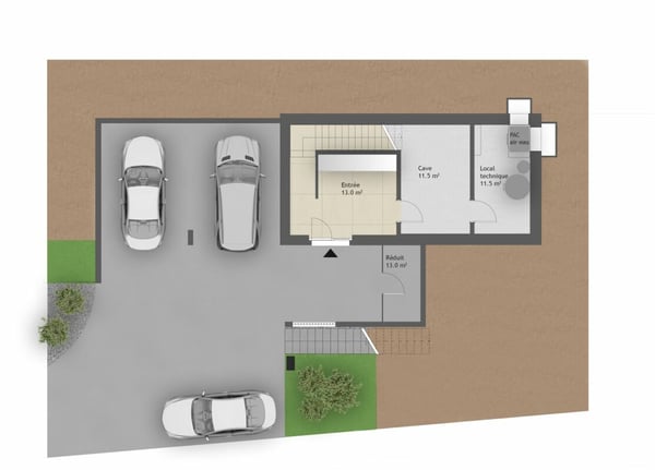 Villa individuelle 3.5 pièces à Corminboeuf - Lot C 3