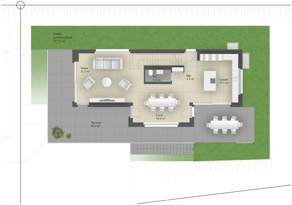 Villa individuelle 3.5 pièces à Corminboeuf - Lot C 4