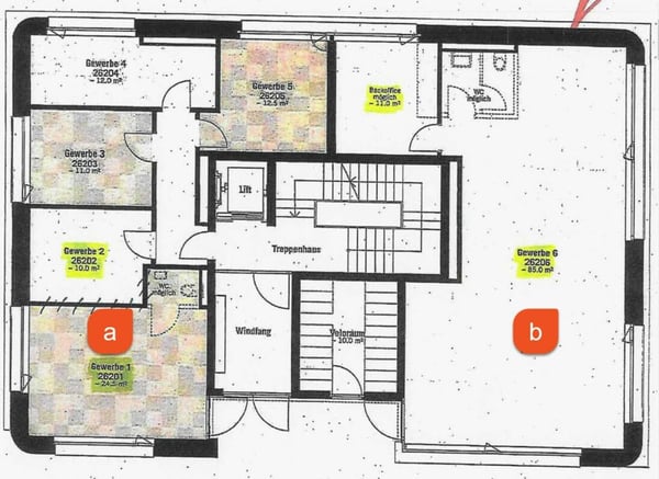 Gewerberaum im Hubhof 12