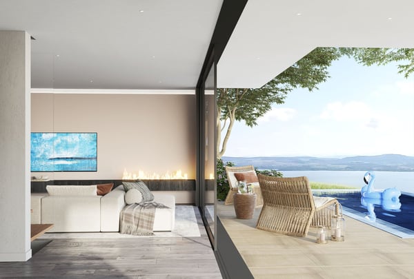 Villa individuelle d'exception avec vue panoramique sur le lac 2