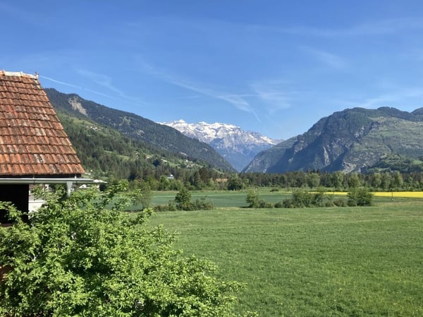 3.5-Zimmer-Wohnung mit atemberaubender Aussicht in Cazis 14