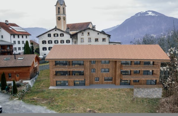 Bewilligtes Neubauprojekt mit 7 Wohneinheiten an attraktiver Lage in Trin Dorf 1
